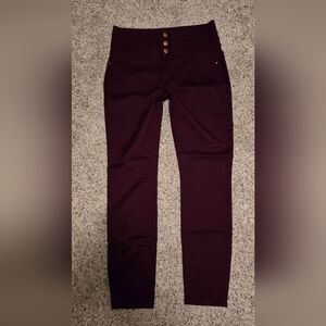 Refuge Womens Size 10 Pants High Waisted Deep Wine *Very Nice*